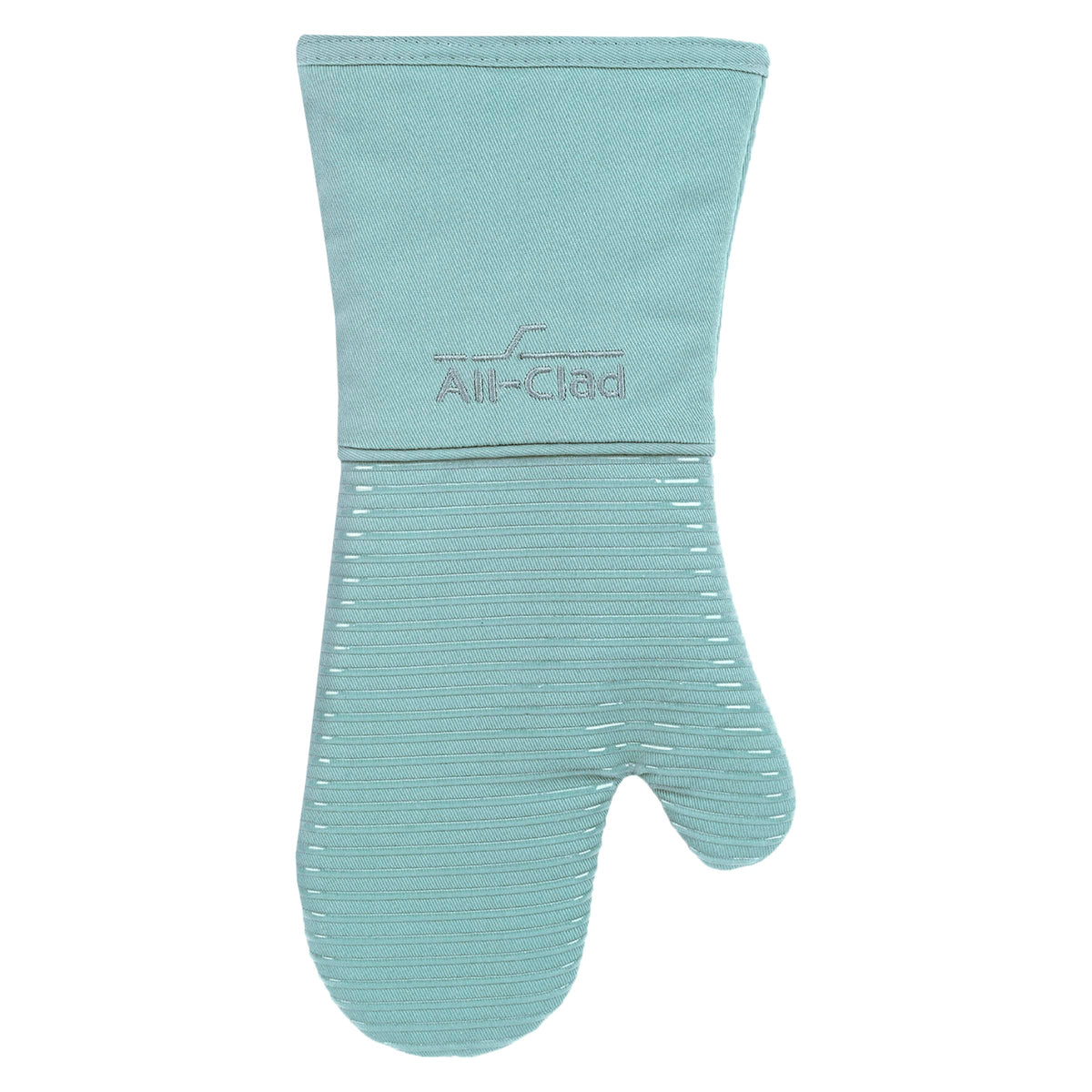 All-Clad Non-Slip Silicone Oven Mitt, Heat Resistant 500°F, Indigo, 2pc