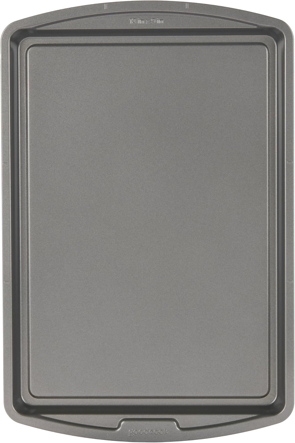 GoodCook Everyday Baking Sheet with Carbon Steel Construction & Scratch-Resistant Metal-Utensil Safe Nonstick, 9 x 13-Inch
