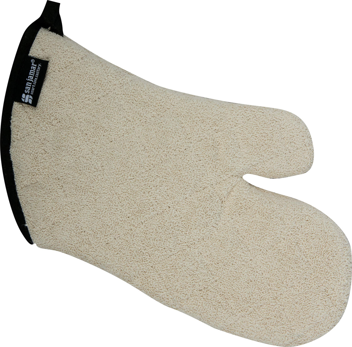 Terry Oven Mitts, San Jamar, Professional Grade, 500°F, 24", Pair, Natural